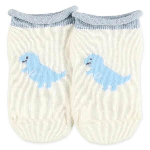 【Nishimatsuya】Newborn Crew Socks 3-Pack (7-9cm) - Dinosaur