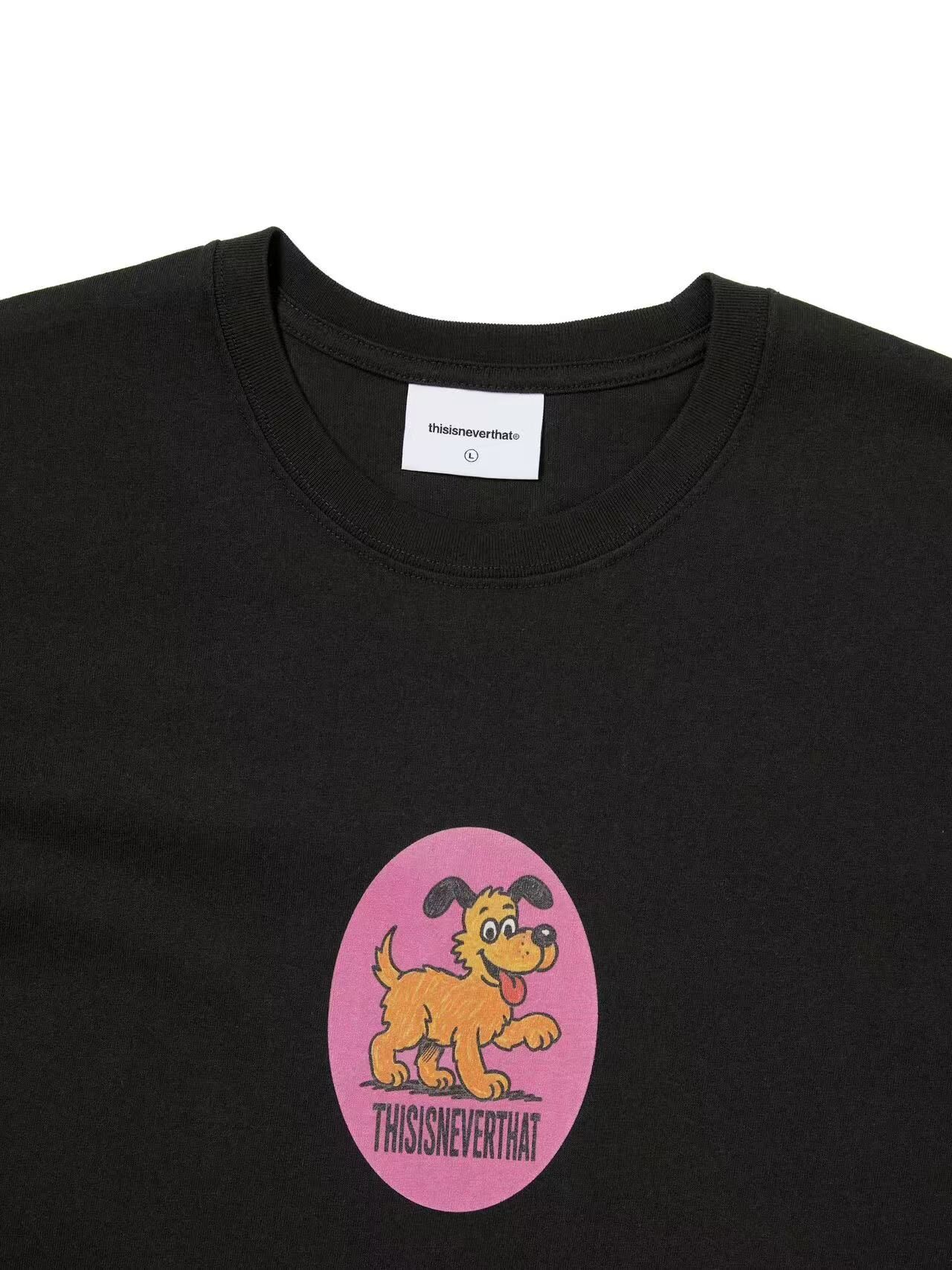 THISISNEVERTHAT DOGGO TEE TN261TTSST14 OFF BLACK