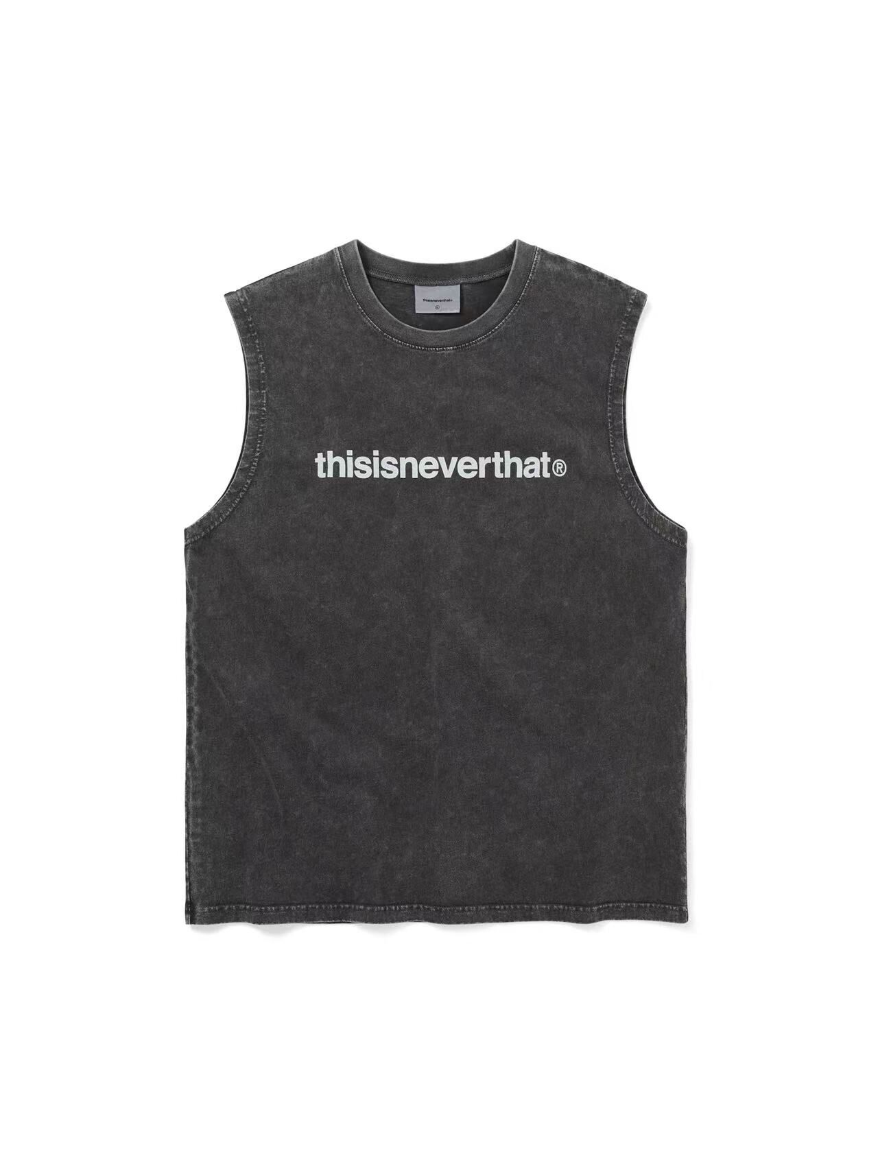 THISISNEVERTHAT T-LOGO SLEEVELESS TN261TTSST33 SHADOW GREY