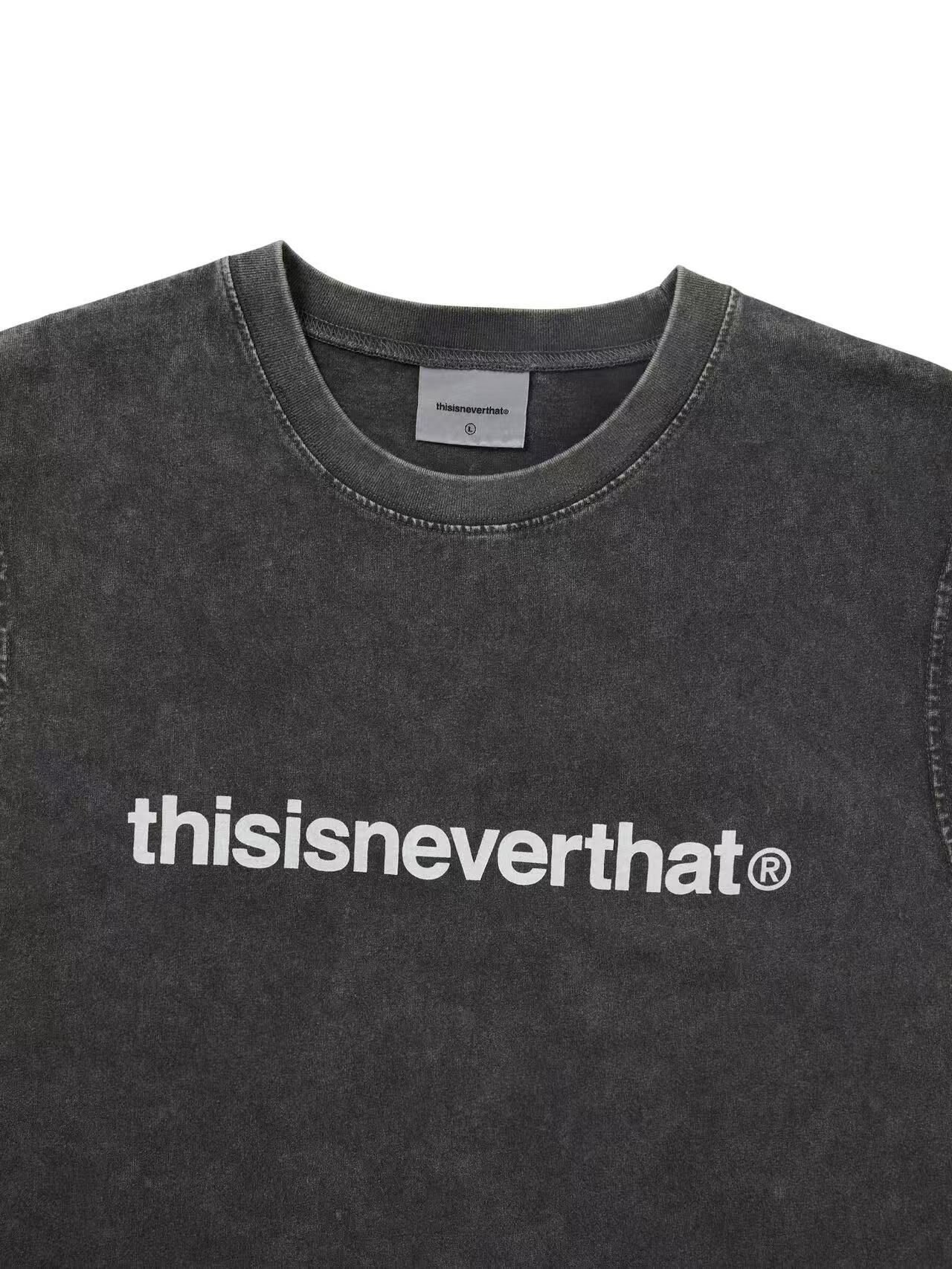 THISISNEVERTHAT T-LOGO SLEEVELESS TN261TTSST33 SHADOW GREY