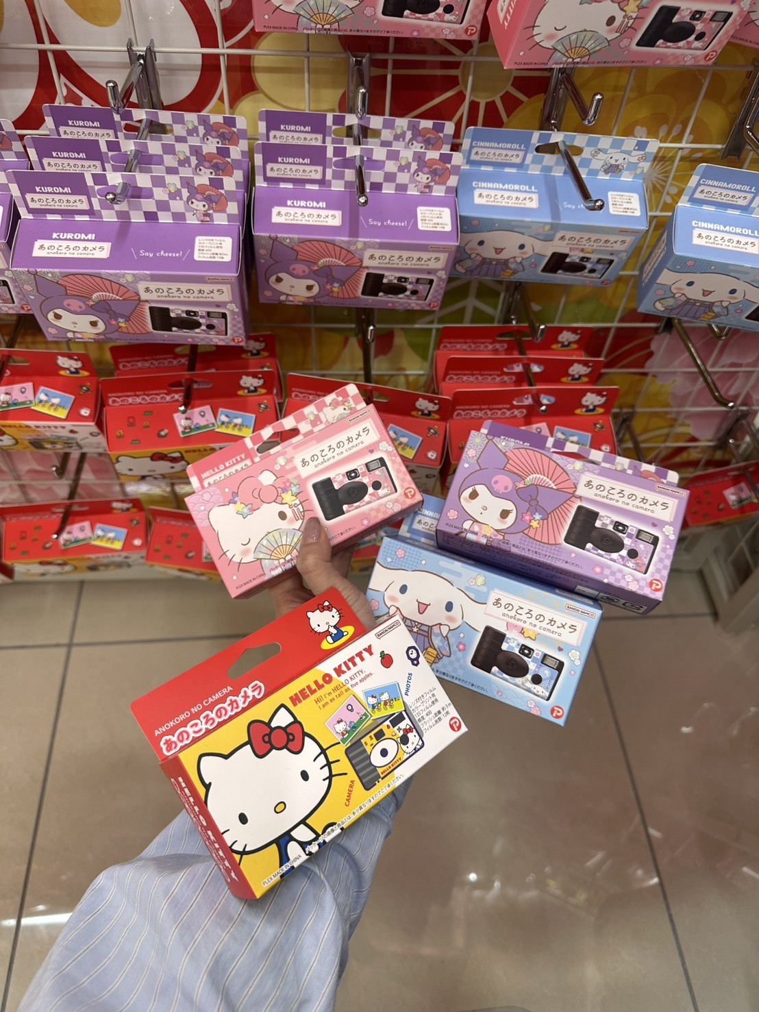 【日本限時連線代購】三麗鷗一次性底片相機 四款