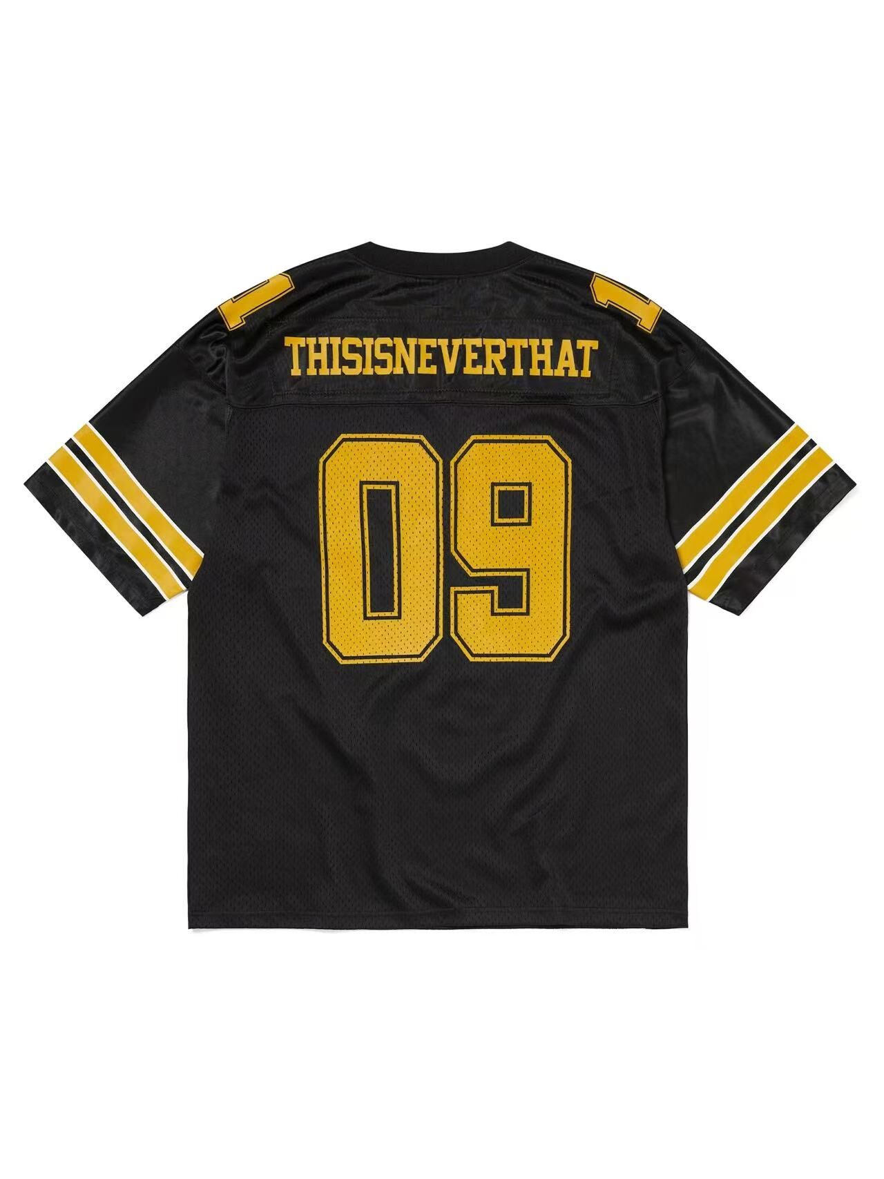 THISISNEVERTHAT FOOTBALL JERSEY TN261WTOSP01 BLACK
