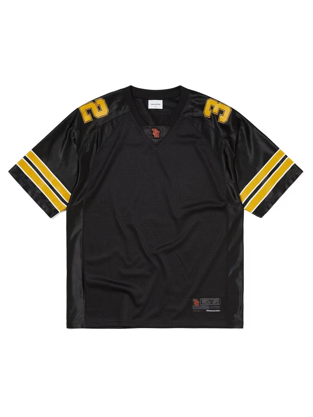 THISISNEVERTHAT FOOTBALL JERSEY TN261WTOSP01 BLACK