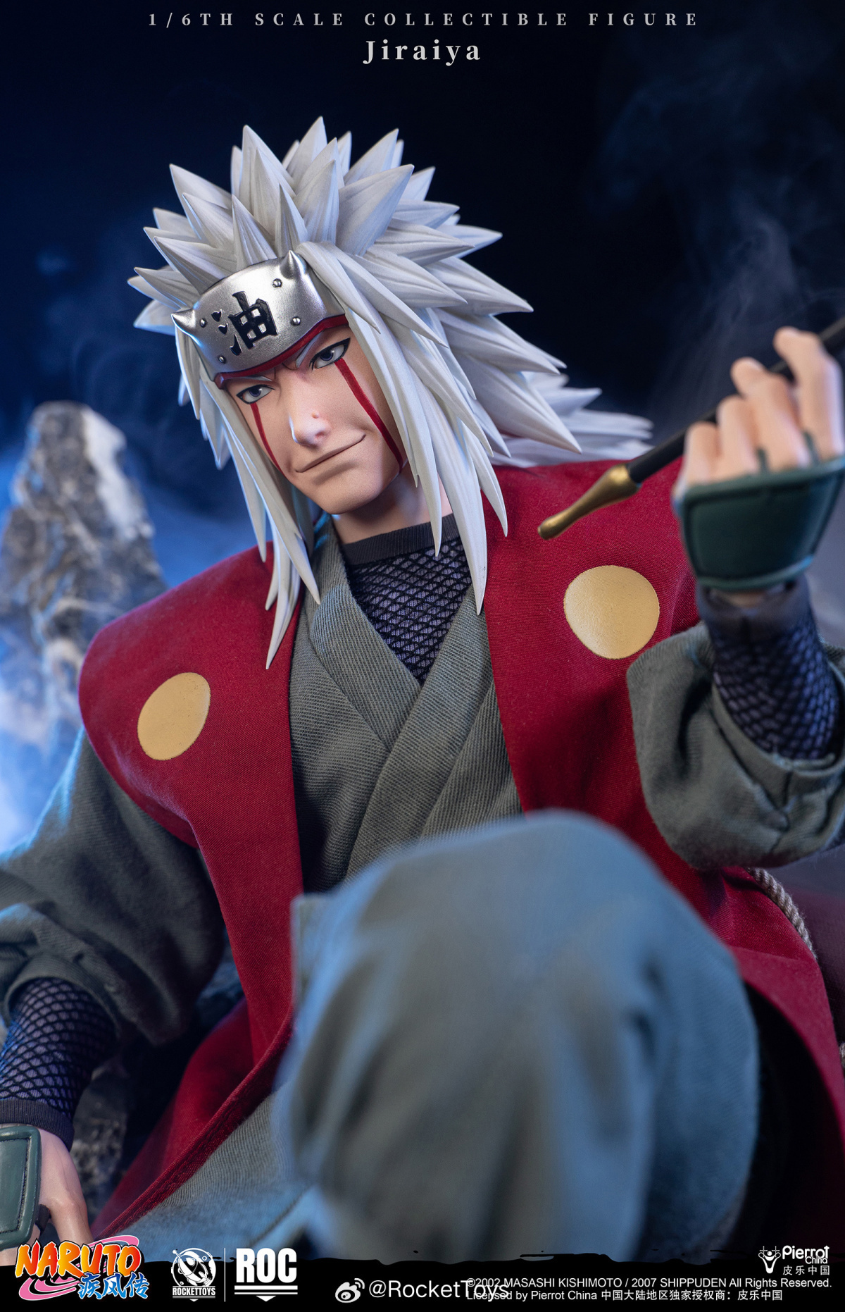 [訂金] Rocket Toys ROC-019 1/6 火影忍者 疾風傳 Jiraiya 自來也 DX Ver.豪華版