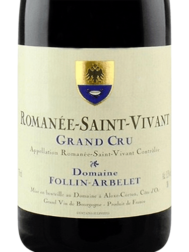 Follin Arbelet Romanee Saint Vivant Grand Cru 2014