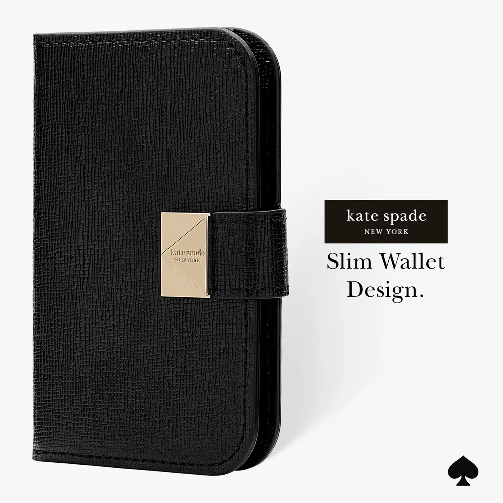 Kate Spade MagSafe 迷你掀蓋包 金扣