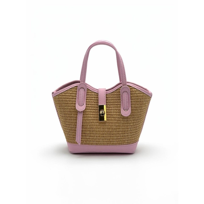 SMA-GGG0513-002 Top Handle GLOWY Baby Pink (A2)