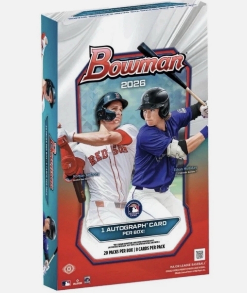 2026 Bowman Hobby Baseball*1 M044(隨機團)(選購2注優惠900)