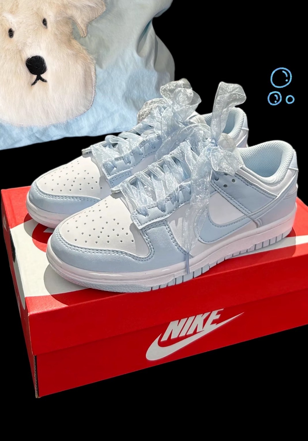 <長的清爽價格也清爽🧊>Nike Dunk Low 冰川水藍
