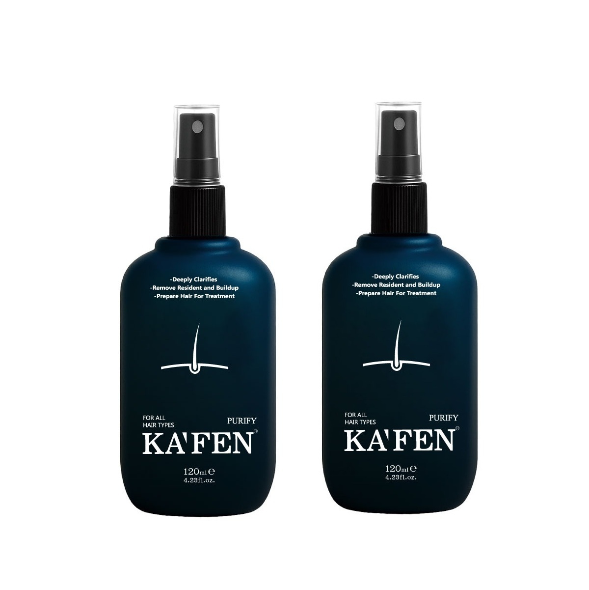 KA'FEN 甦活淨化頭皮調理水 (藍水) (120ml) x2支