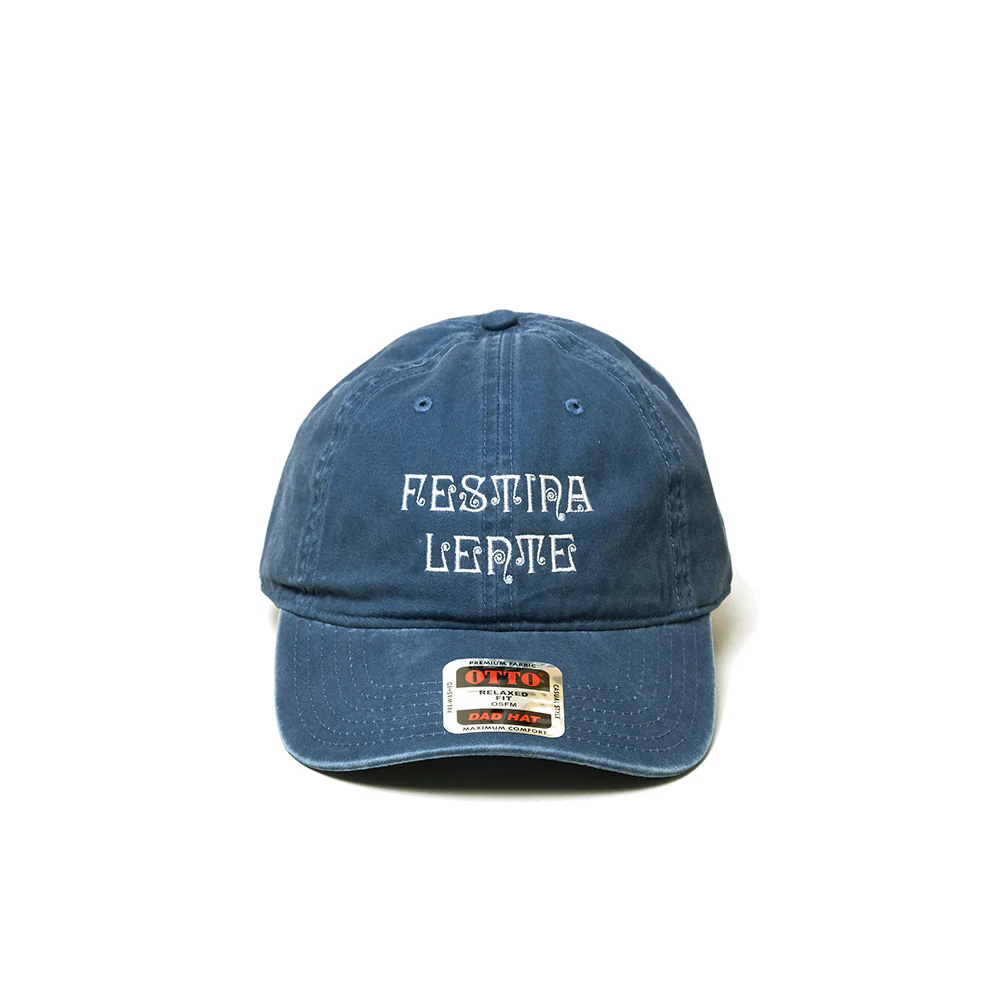 South2 West8｜Strap Back Cap - FESTINA LENTE "NAVY"