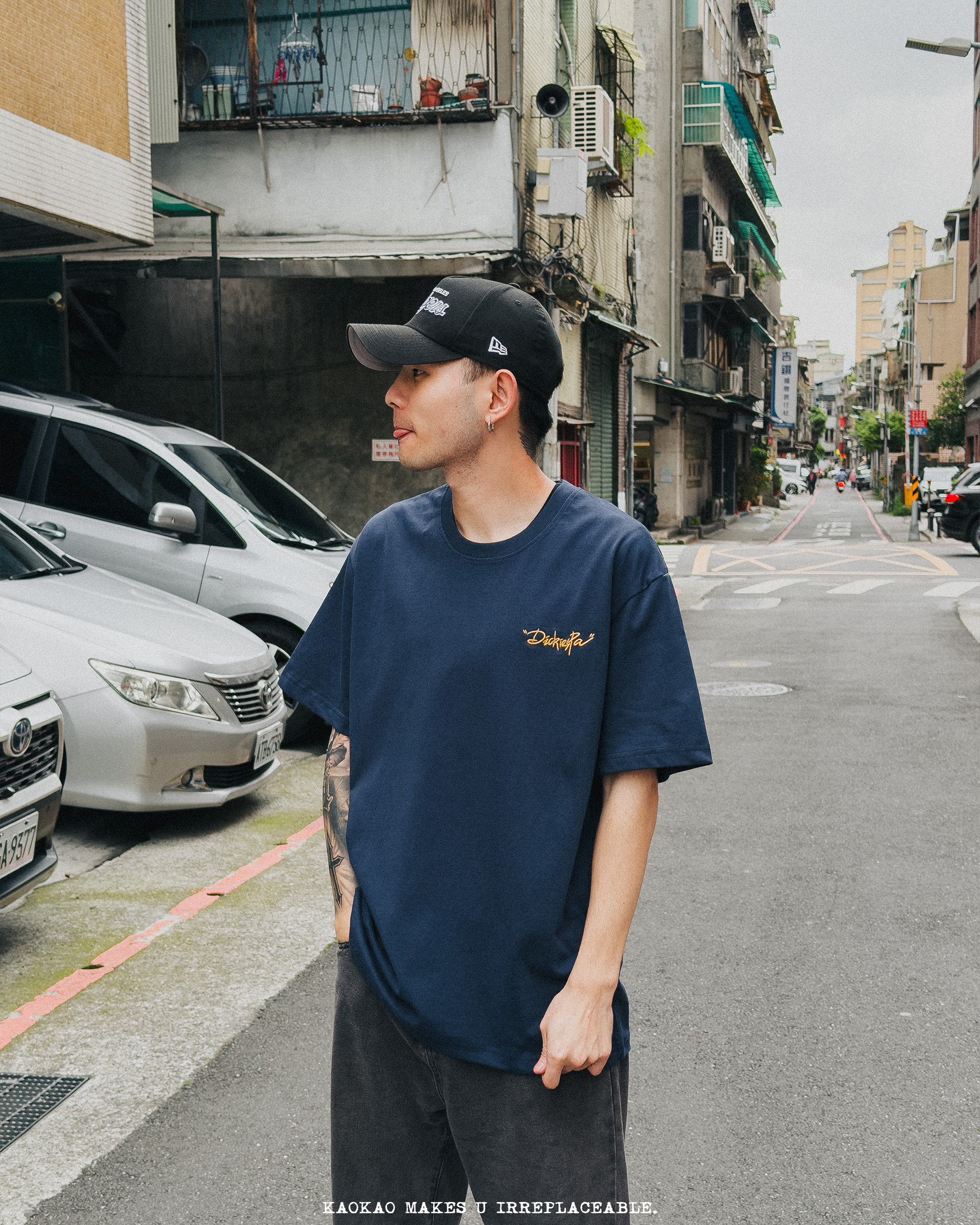 Dickies 300g 厚磅 「左胸刺繡」短T