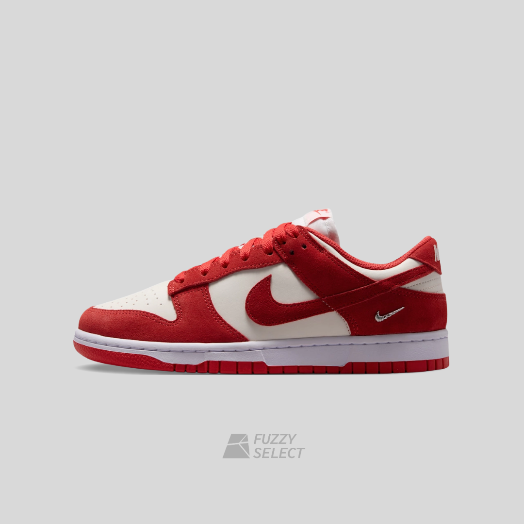 【逢甲 FUZZY】W Nike Dunk Low "Light Crimson" 麂皮 艷紅 銀小勾 IO4244-103