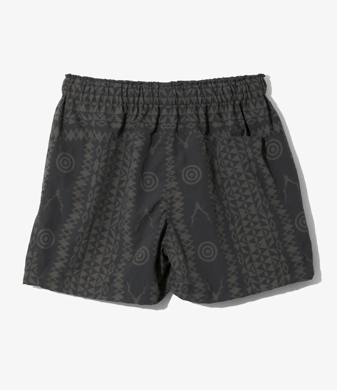 South2 West8｜Belted Short - Nylon Tussah "Native S&T"