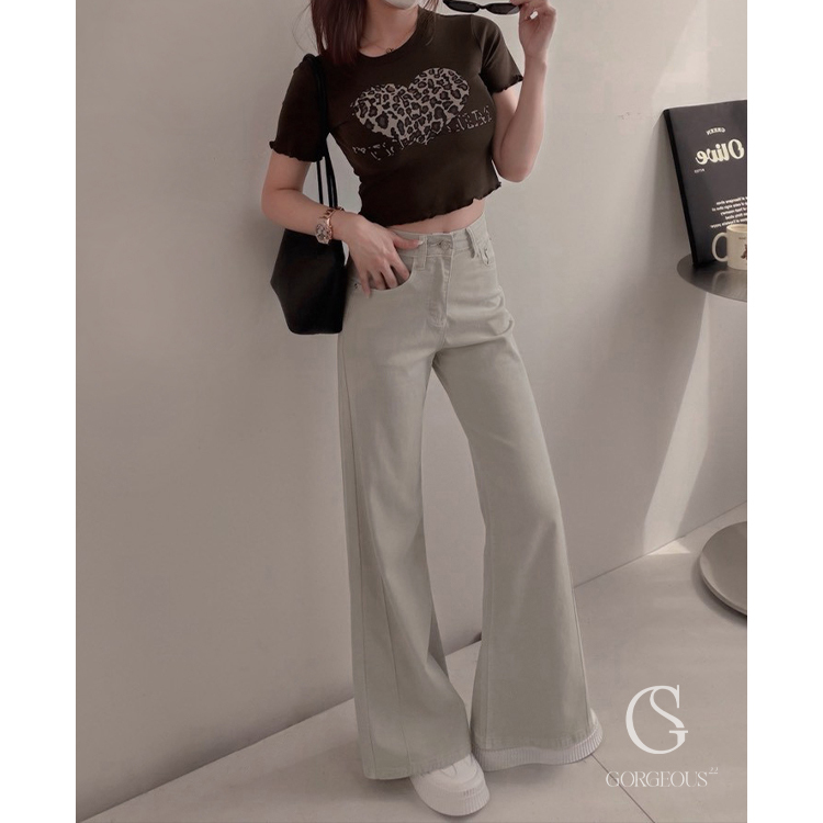 G5059 「3D順腿微喇牛仔褲」