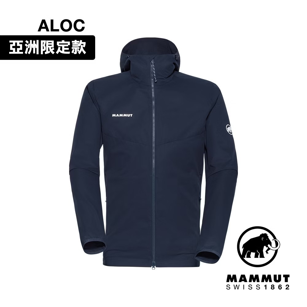 Mammut 長毛象 男款 GRANITE SO Hooded Jacket AF 防潑水軟殼連帽外套 海洋藍 #1011-0032 [HappyOutdoor]