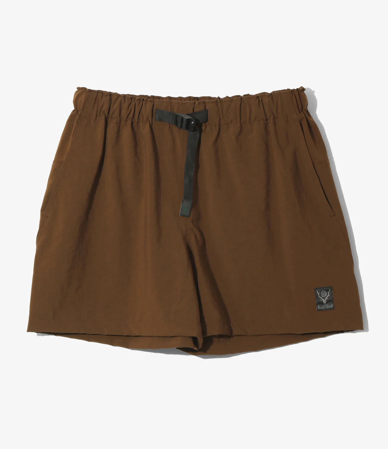 South2 West8｜Belted Short - Nylon Oxford "Brown"
