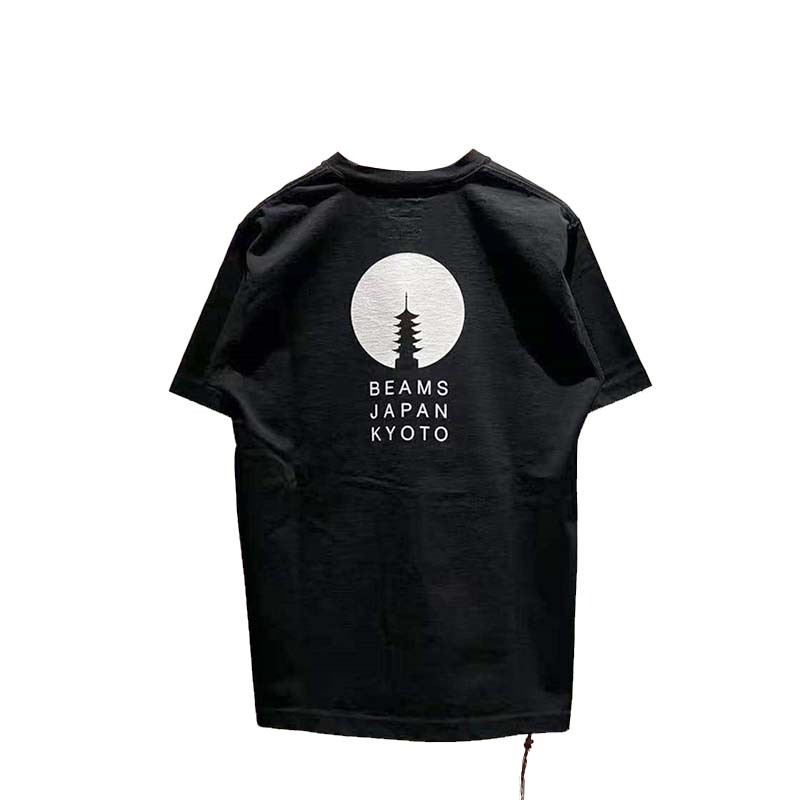 BEAMS JAPAN KYOTO PRINT 日本 京都限定 T恤 深藍色 短袖 RAY-50 [台灣現貨]