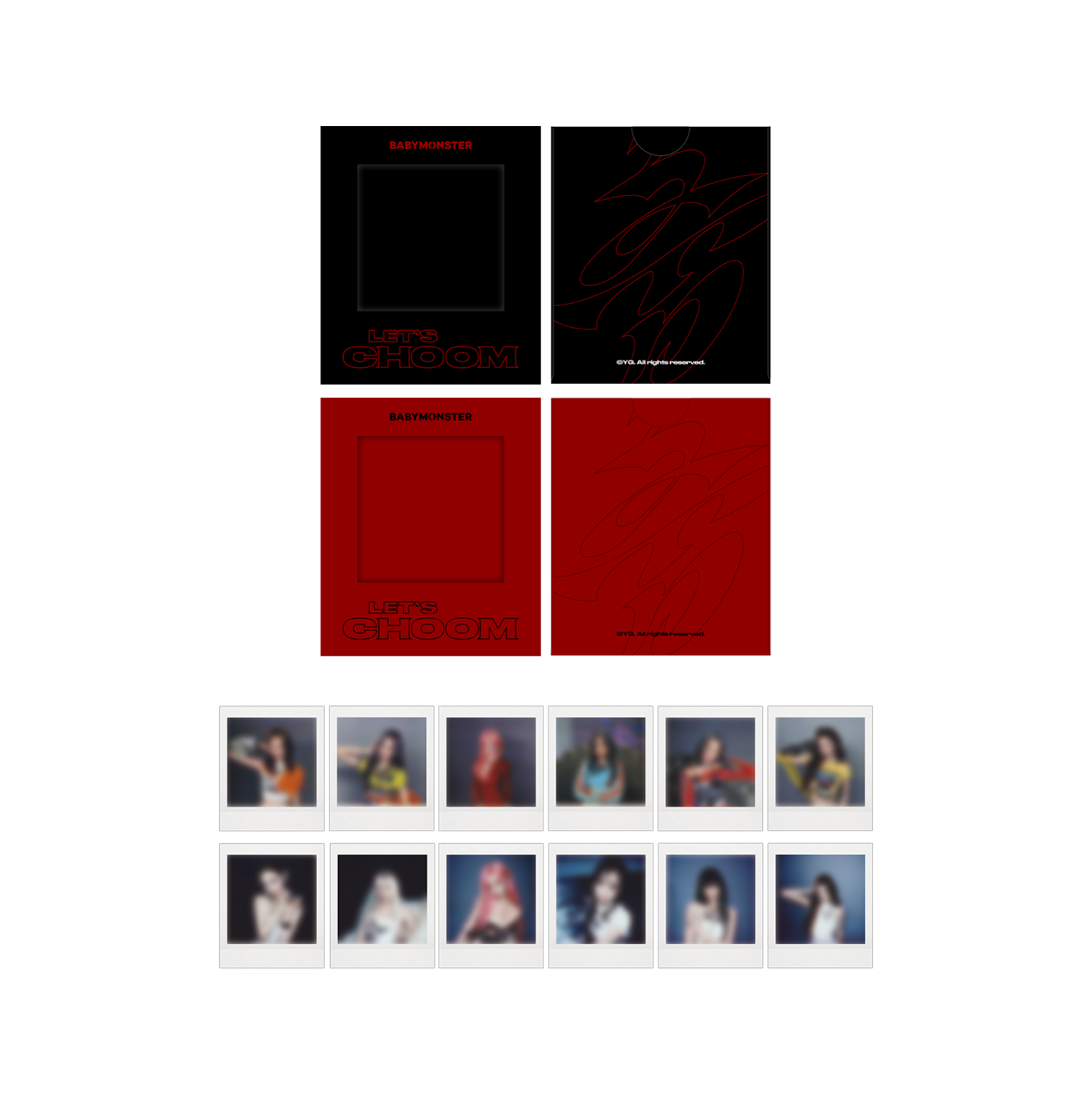 babymonster Choom instant photo package