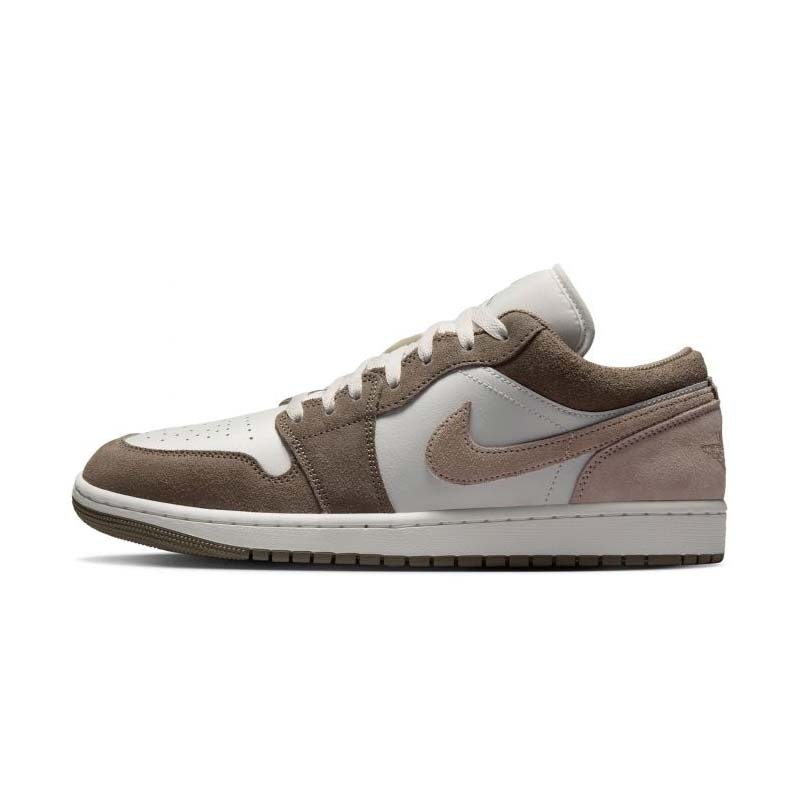 Air Jordan 1 Low "Olive Grey" 橄欖灰 棕色 麂皮 休閒鞋 男鞋 553558-046 [台灣現貨]