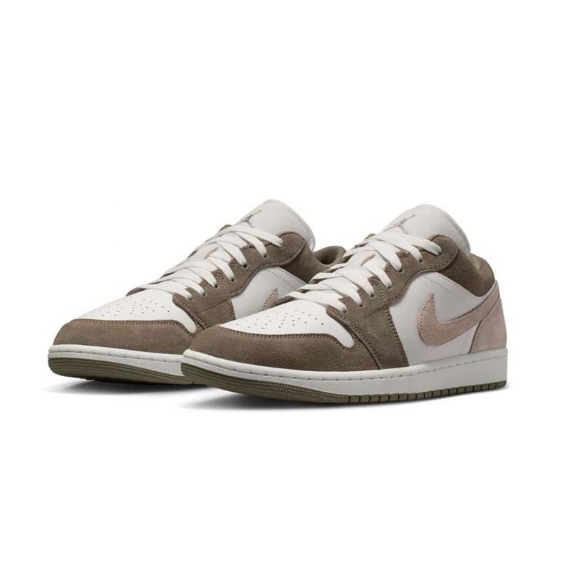 Air Jordan 1 Low "Olive Grey" 橄欖灰 棕色 麂皮 休閒鞋 男鞋 553558-046 [台灣現貨]