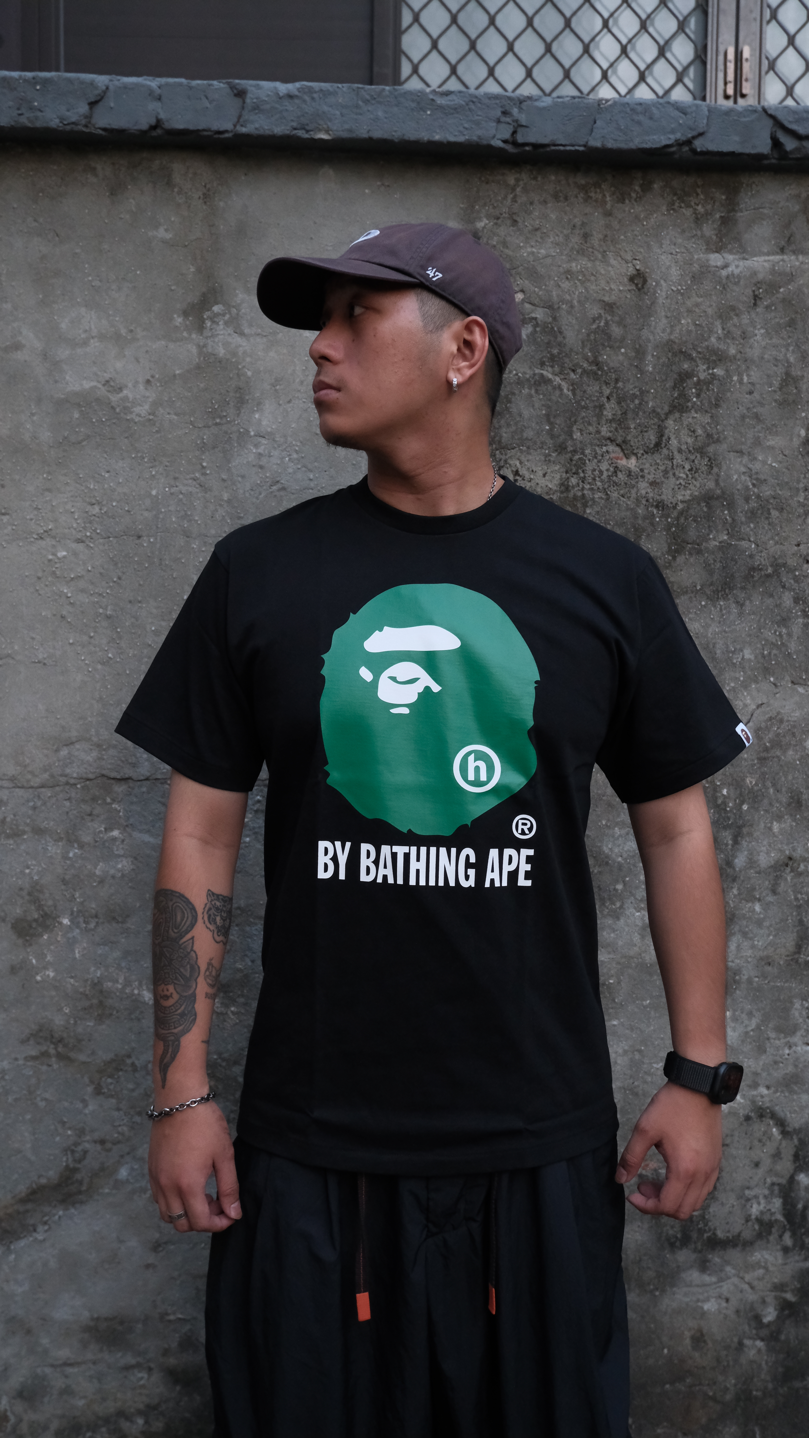 BAPE × Hidden NY 聯名款 26SS 猿人頭 短Tee 0ZXTEM901101Q