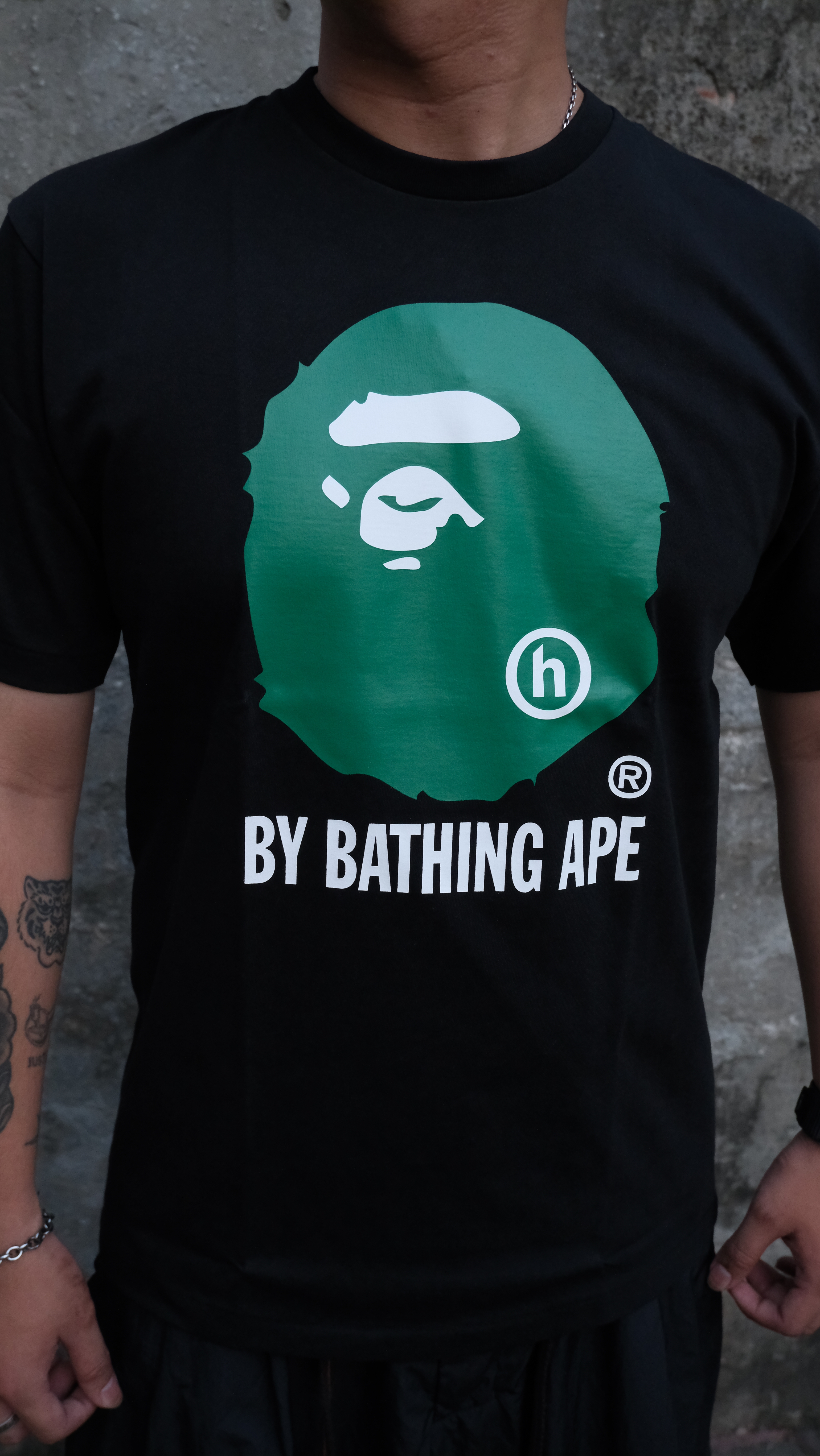 BAPE × Hidden NY 聯名款 26SS 猿人頭 短Tee 0ZXTEM901101Q