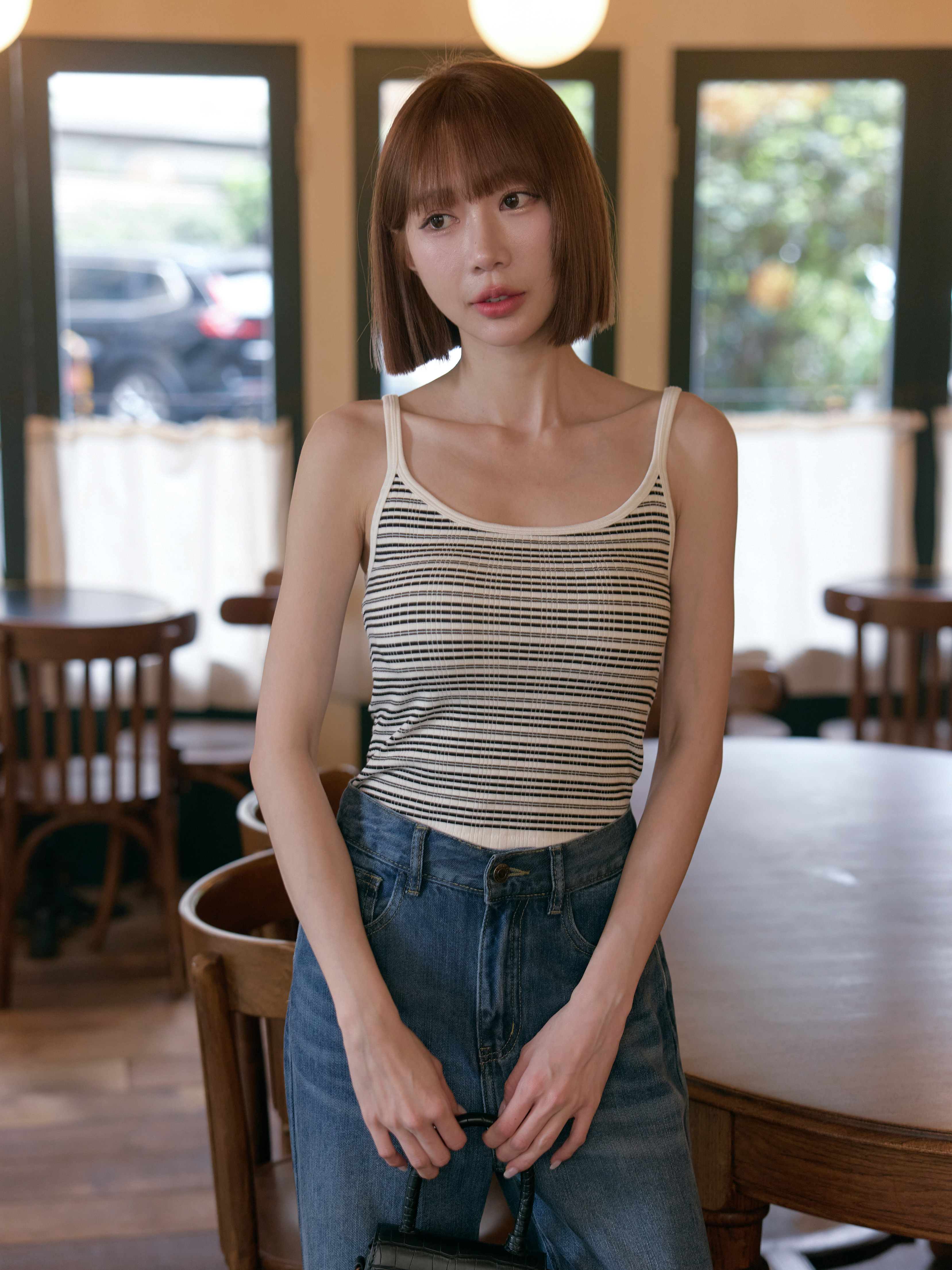 舒適彈力固定式bra背心