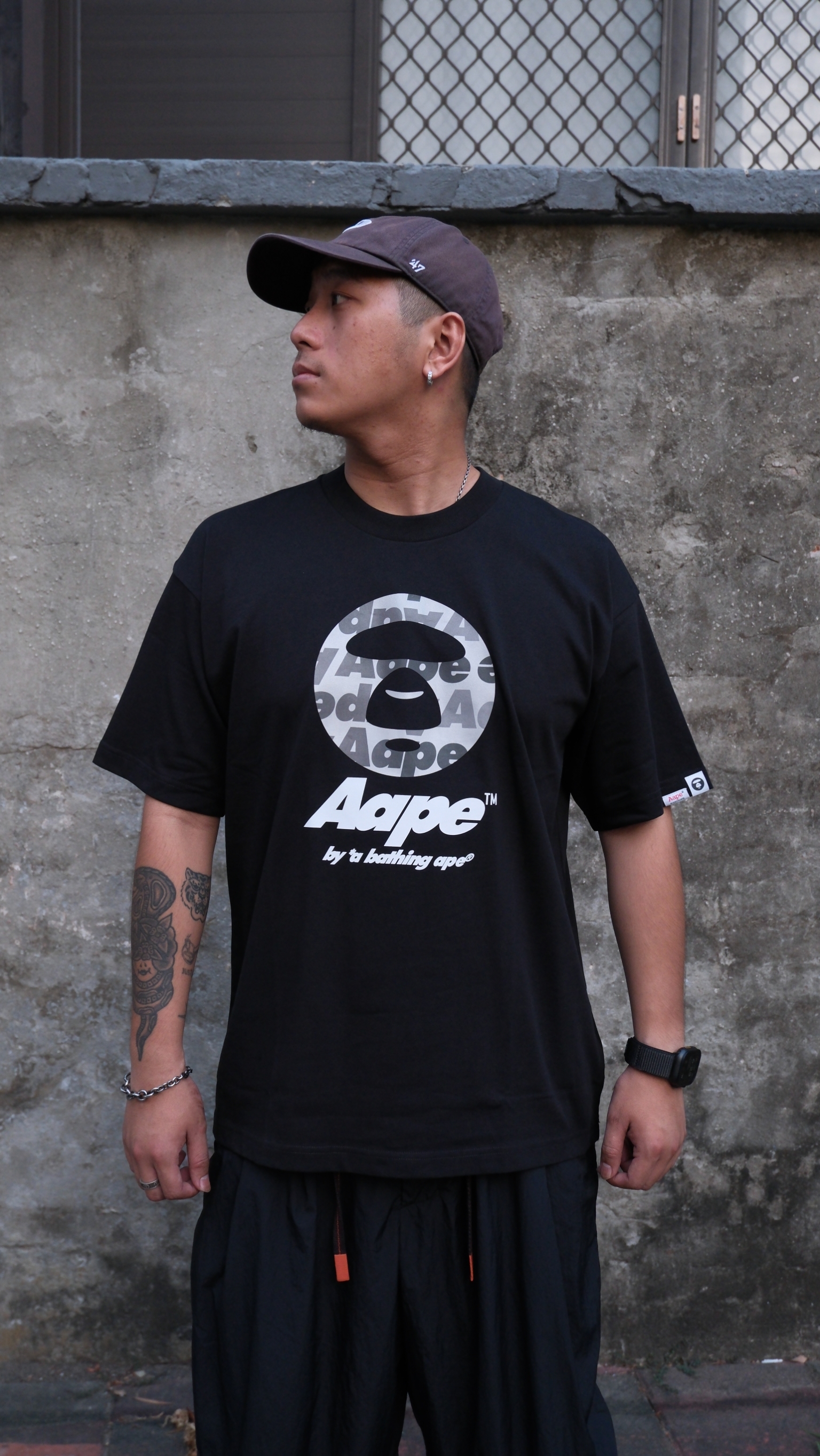 AAPE 反光 猿頭 短Tee AAPTEM1639XXQ