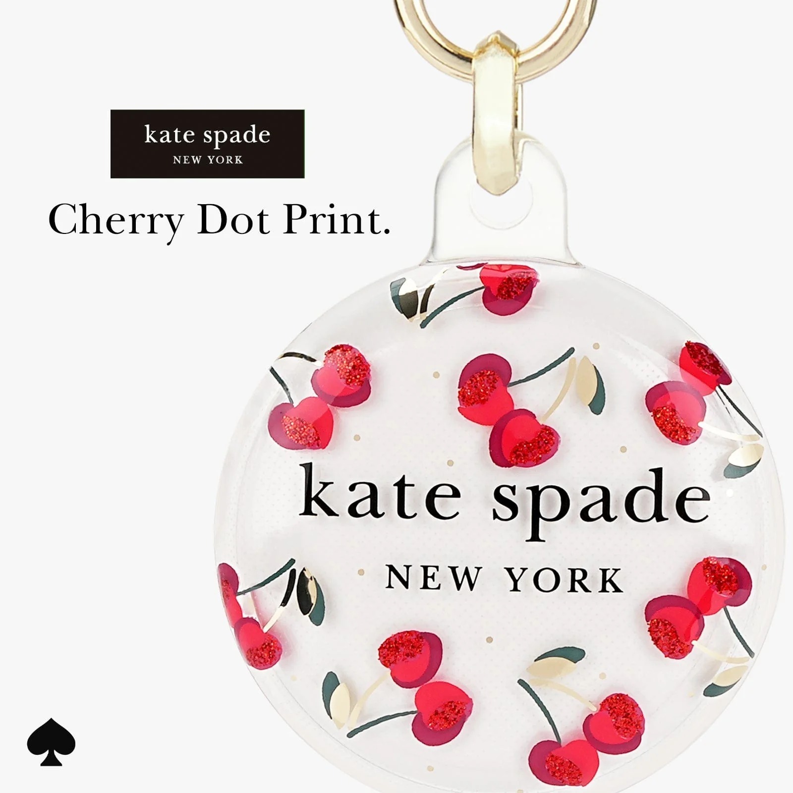 Kate Spade AirTag 保護套 櫻桃