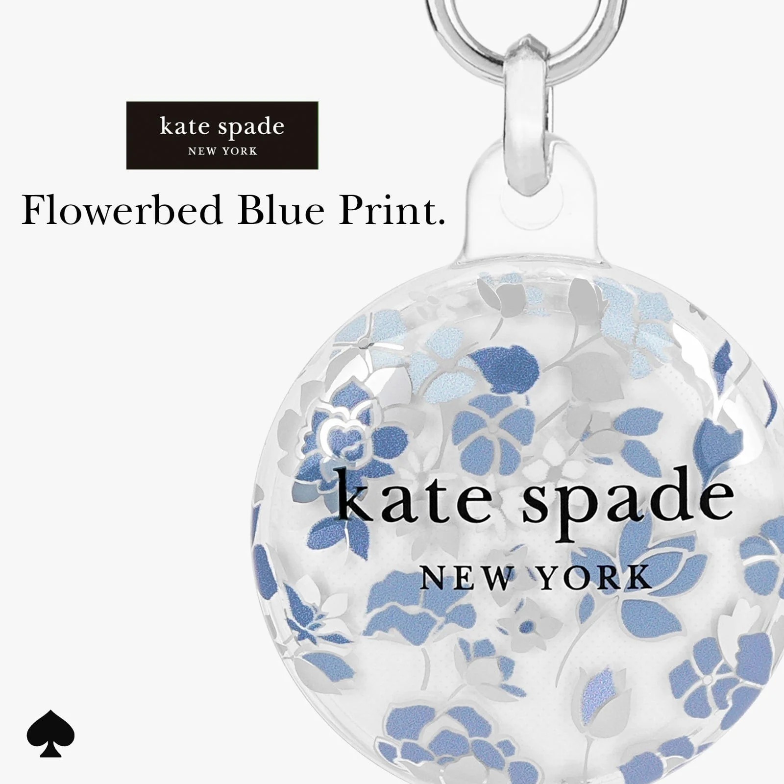 Kate Spade AirTag 保護套 皇室藍