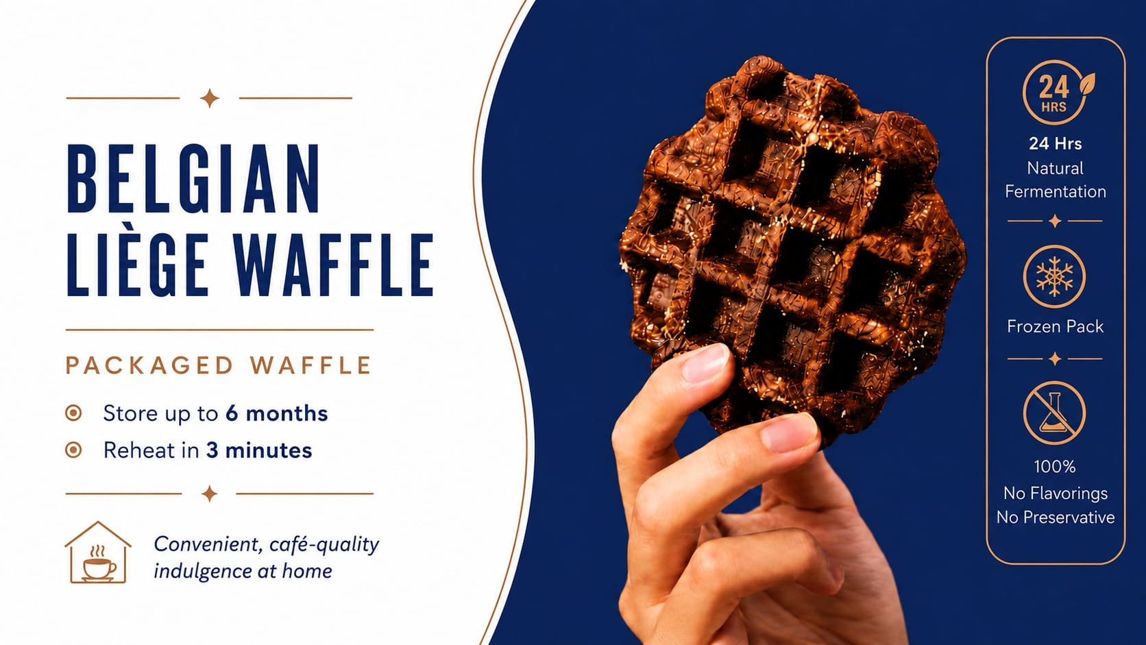 Belgian Liege waffle pack by Waffle 5 Malaysia
