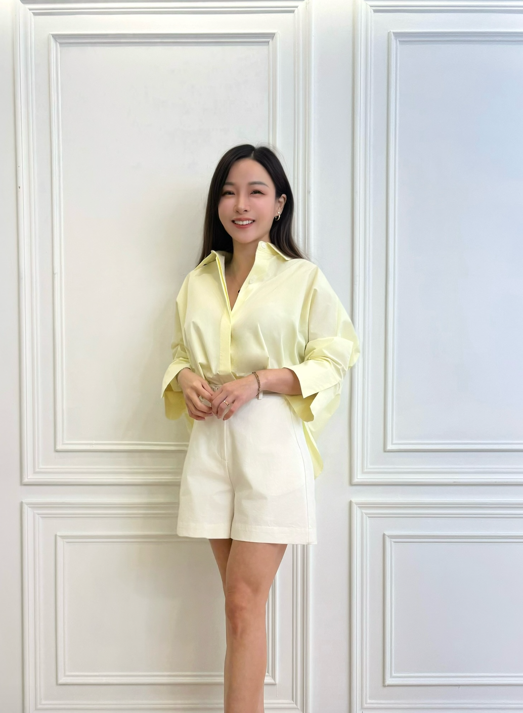 鬆弛感率性翻領襯衫