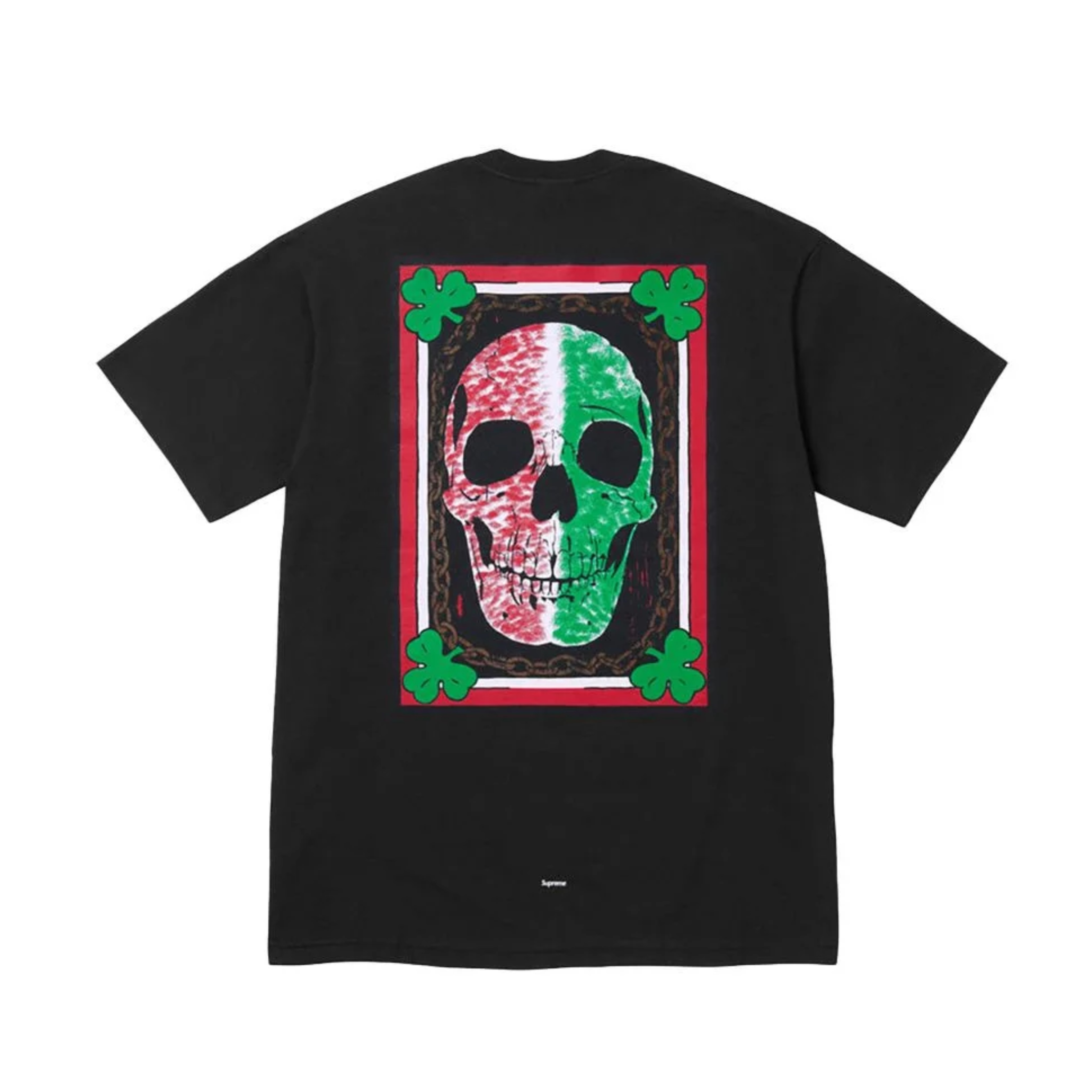 2026SS Supreme x Mike Kelley Banner Tee 聯名 背後 骷髏 四葉草 短T 現貨 SS26T46