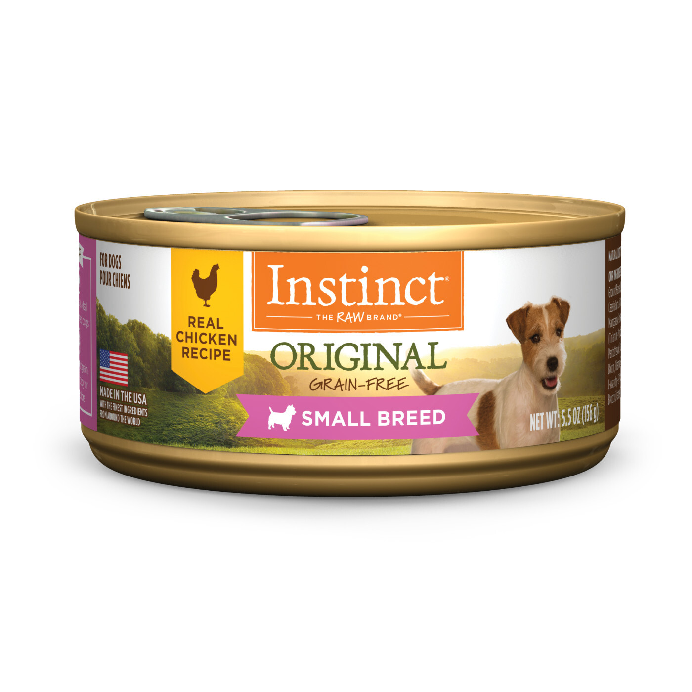 Instinct 無穀物狗主食罐| 雞肉| 5.5oz| 小型犬