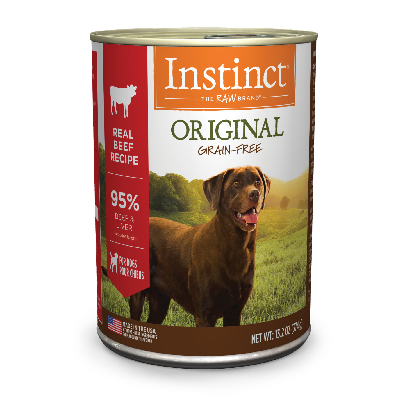 Instinct 無穀物狗主食罐| 牛肉| 13.2oz