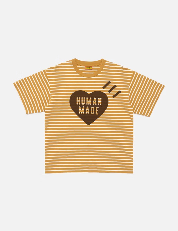 現貨|HUMAN MADE Heart Striped T-Shirt