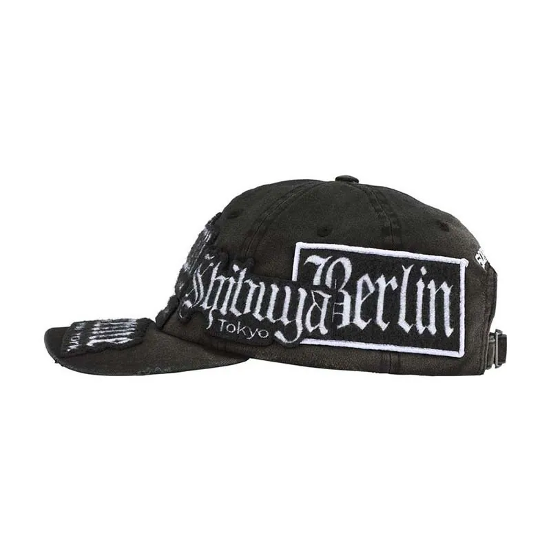 2026SS Supreme City Patches 6-Panel 拼接 水洗 老帽 帽子 現貨 SS26H39