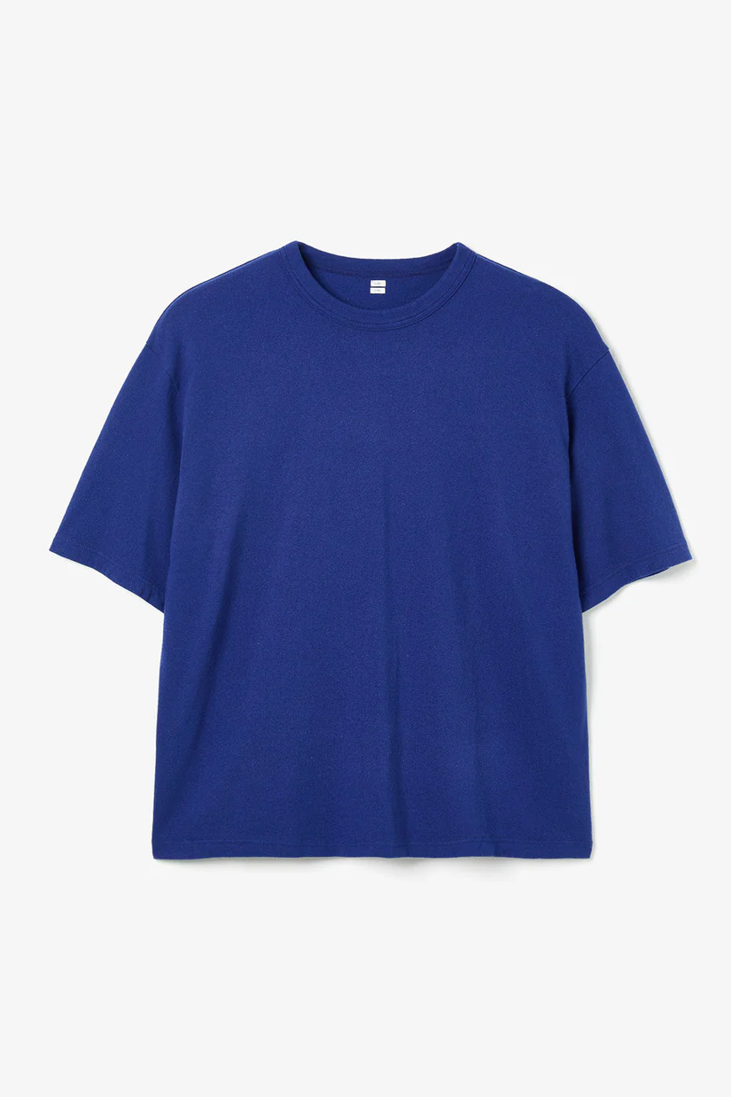 BLURHMS CO/SILK NEP TEE S/S (4COL)