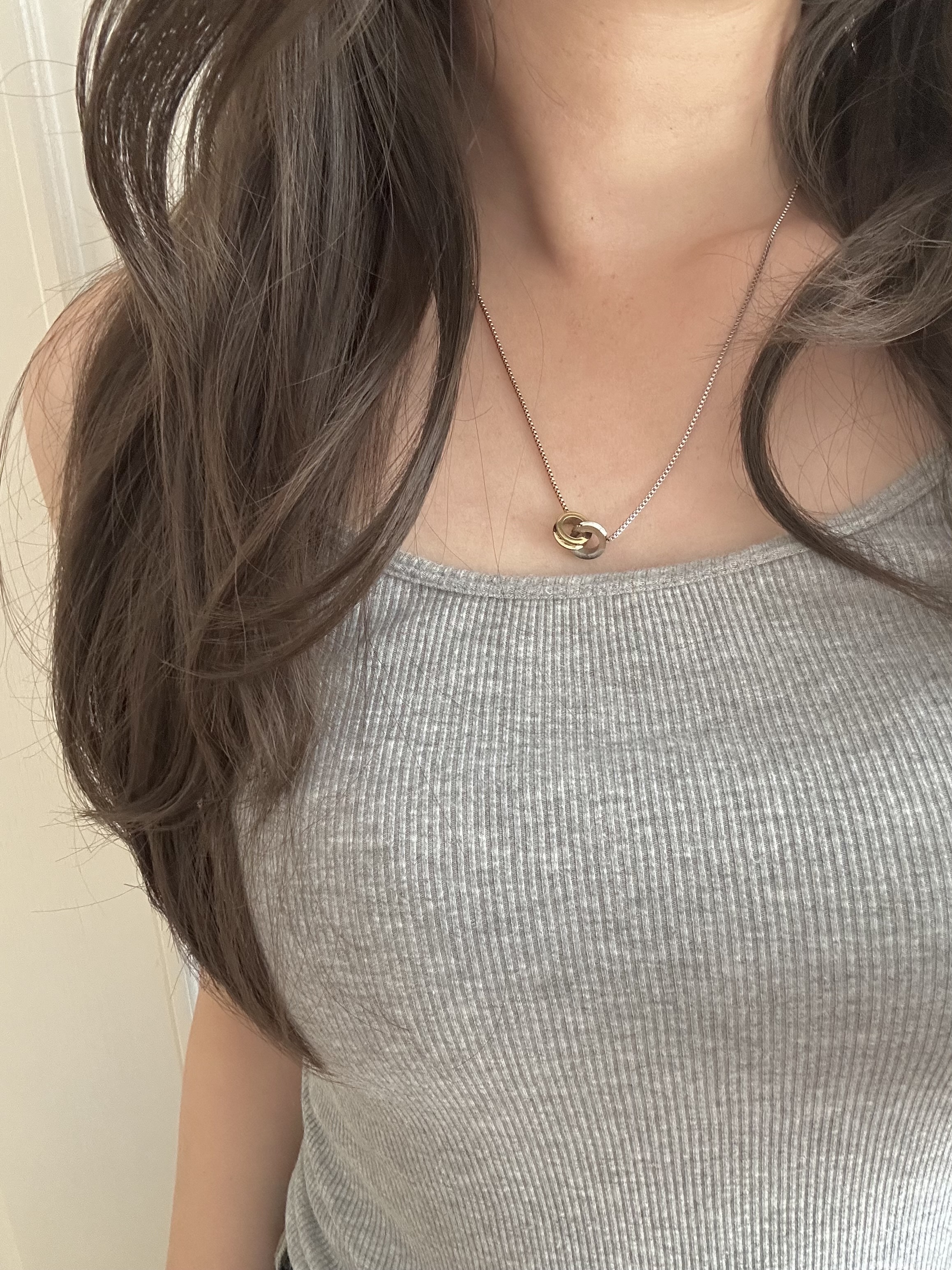 SS interlocking necklace