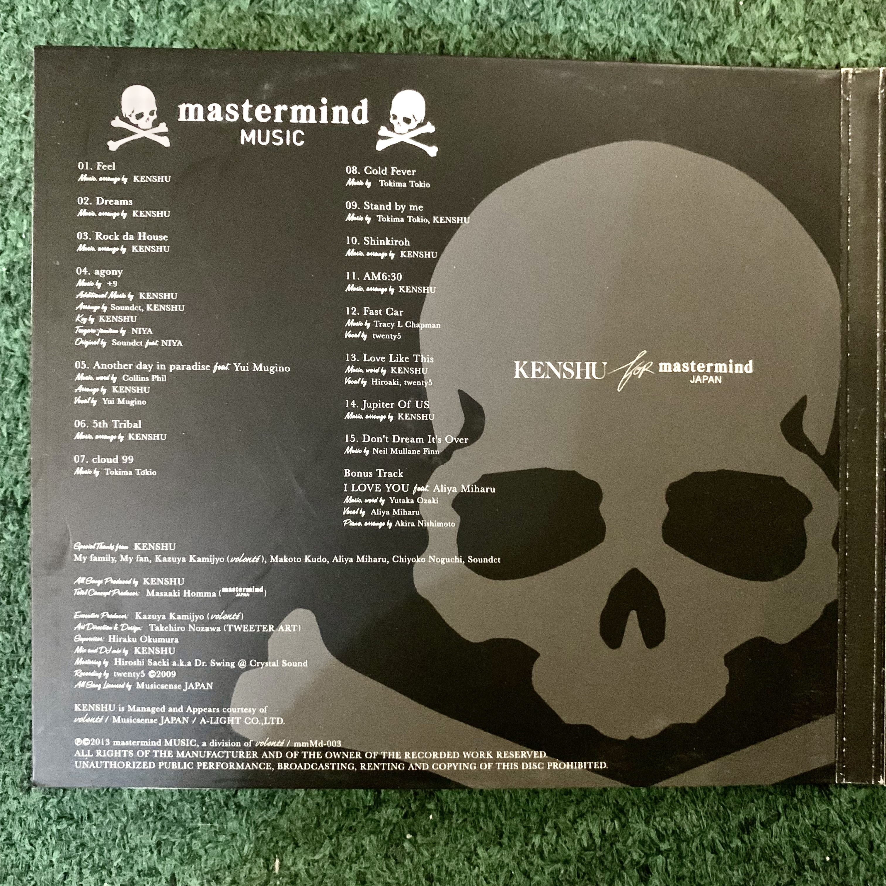 MASTERMIND JAPAN x KENSHU MUSIC CD ALBUM - IN STOCK NOW (現貨發售中)