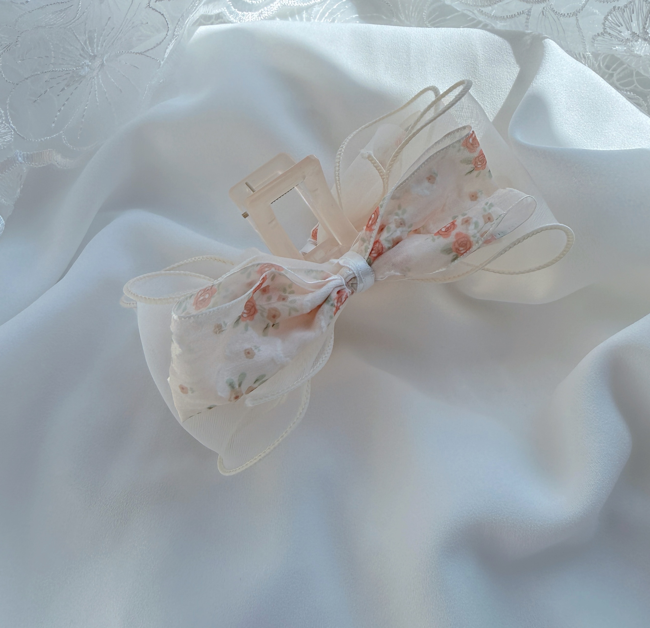*BJ2 HANDMADE* THE ROSY NEROLI 🌺 HAIRCLAW / BANANA CLIP 260512