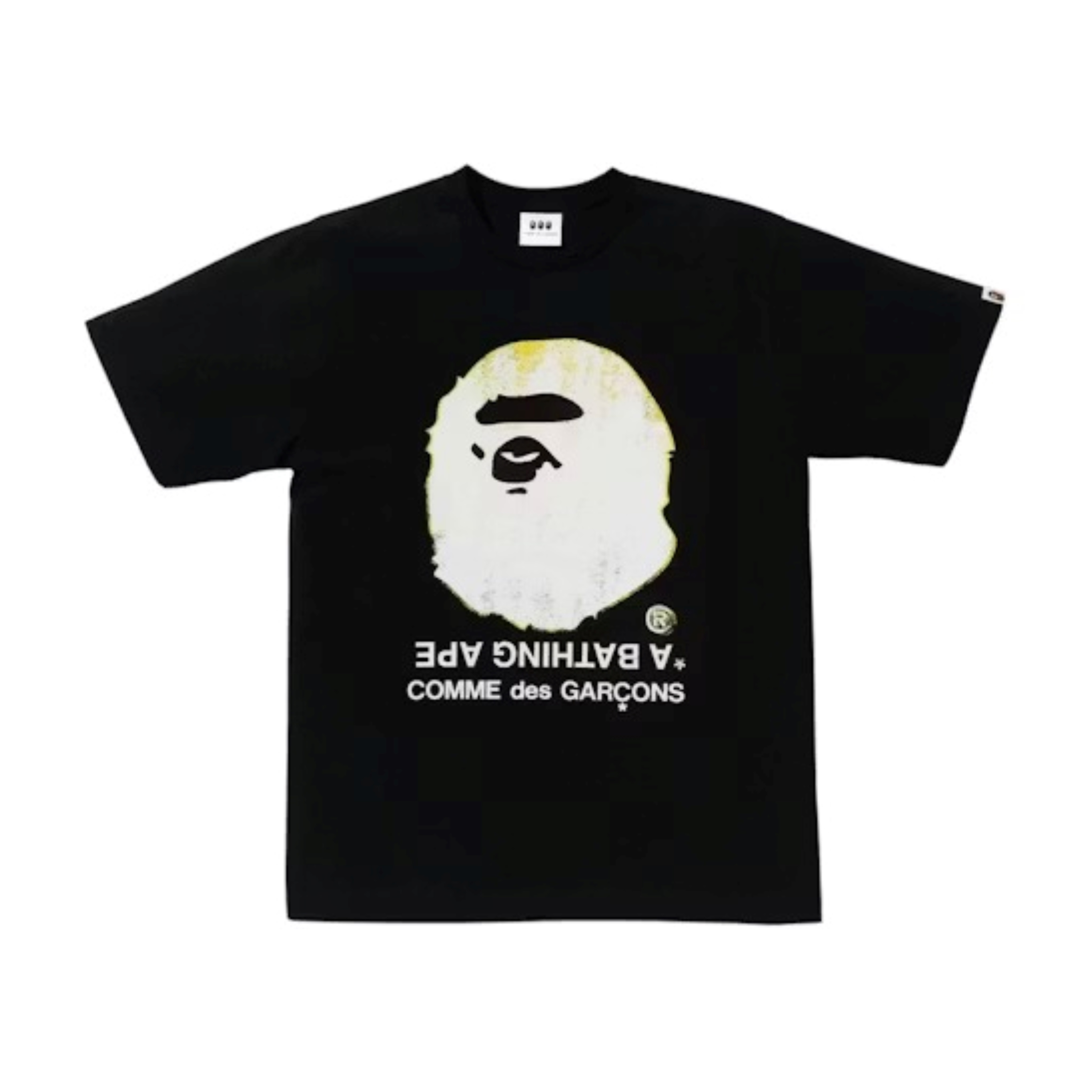 2026SS A BATHING APE BAPE COMME des GARCONS OSAKA CDG 川久保玲 大阪 限定 BIG APE HEAD TEE 斑剝 大頭 日本製 短T 現貨