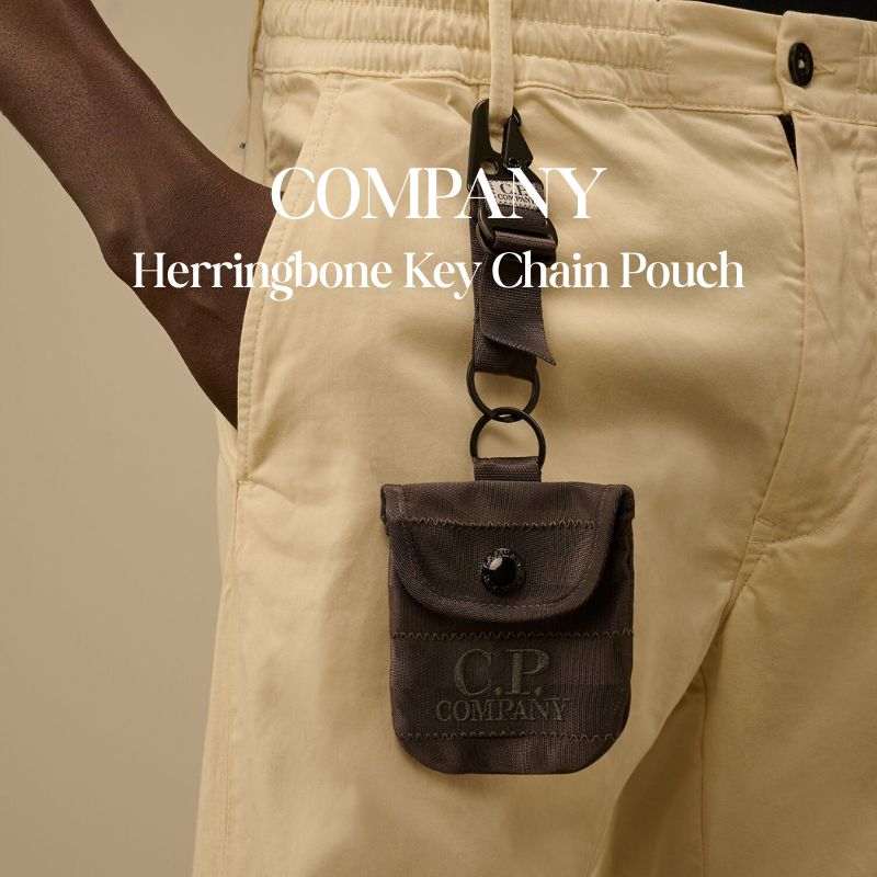CP COMPANY Herringbone Key Chain Pouch