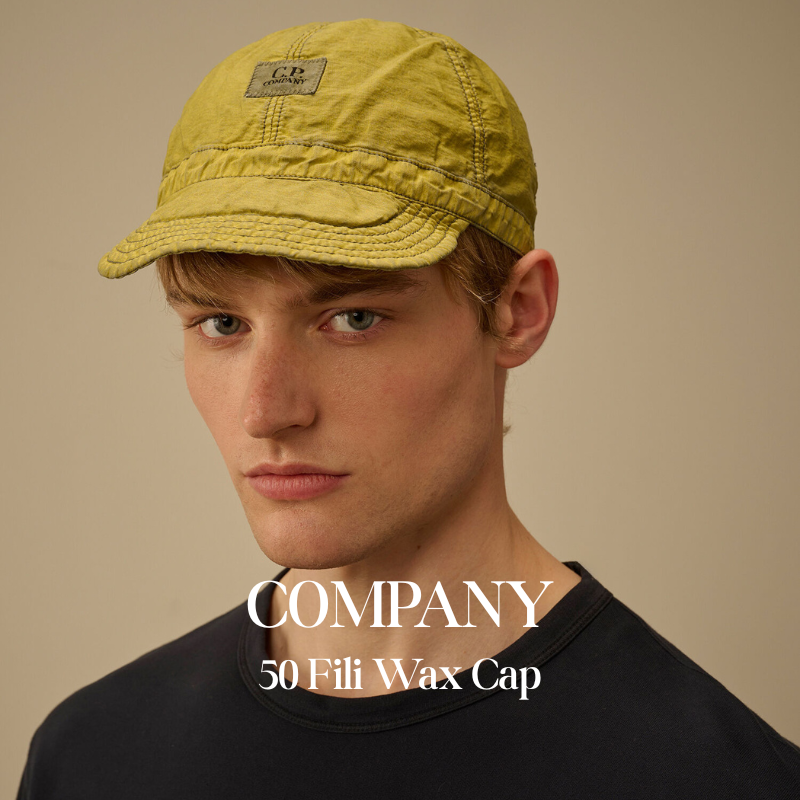 【代購】CP COMPANY 50 Fili Wax 蠟感棒球帽 機能老帽