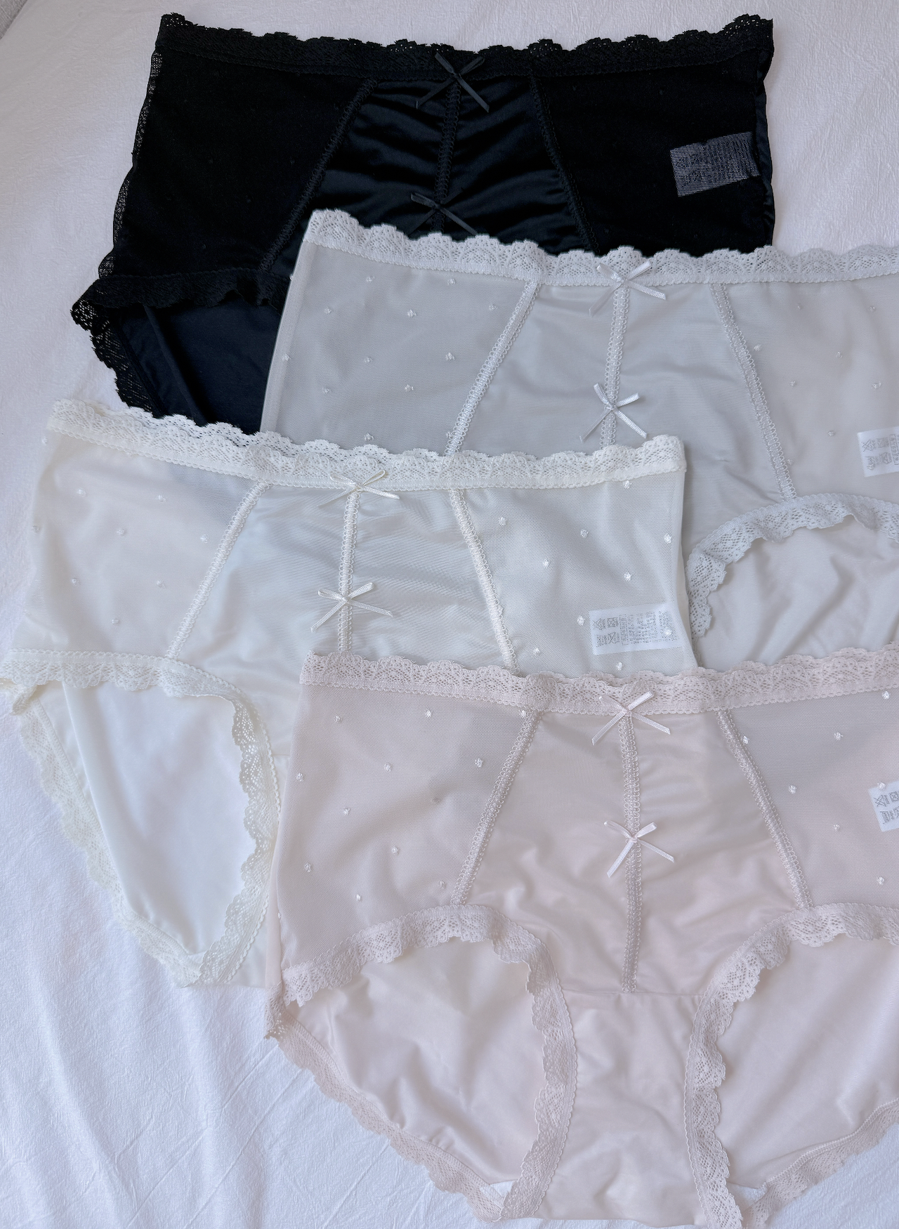 ＊冰絲質＊ THE DOTDOT ICY SEAMLESS PANTIES SET (4PCS) 260512