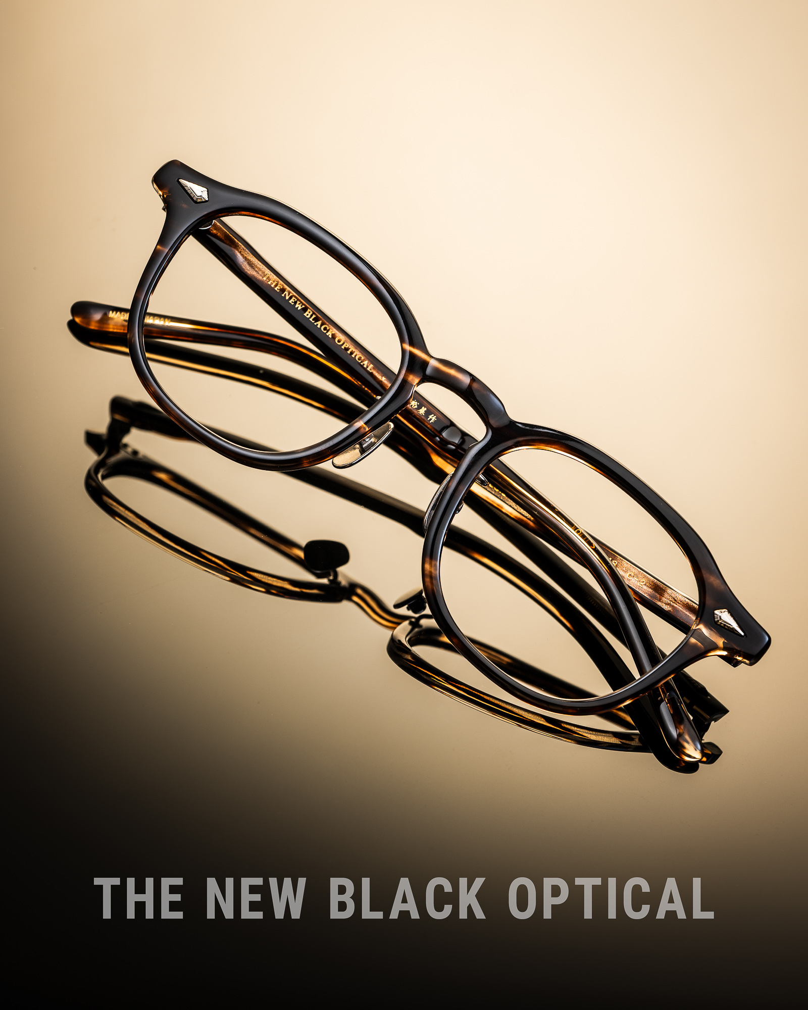 The New Black Optical x 木下裕基作 NB00 (46/49) Dark Demi