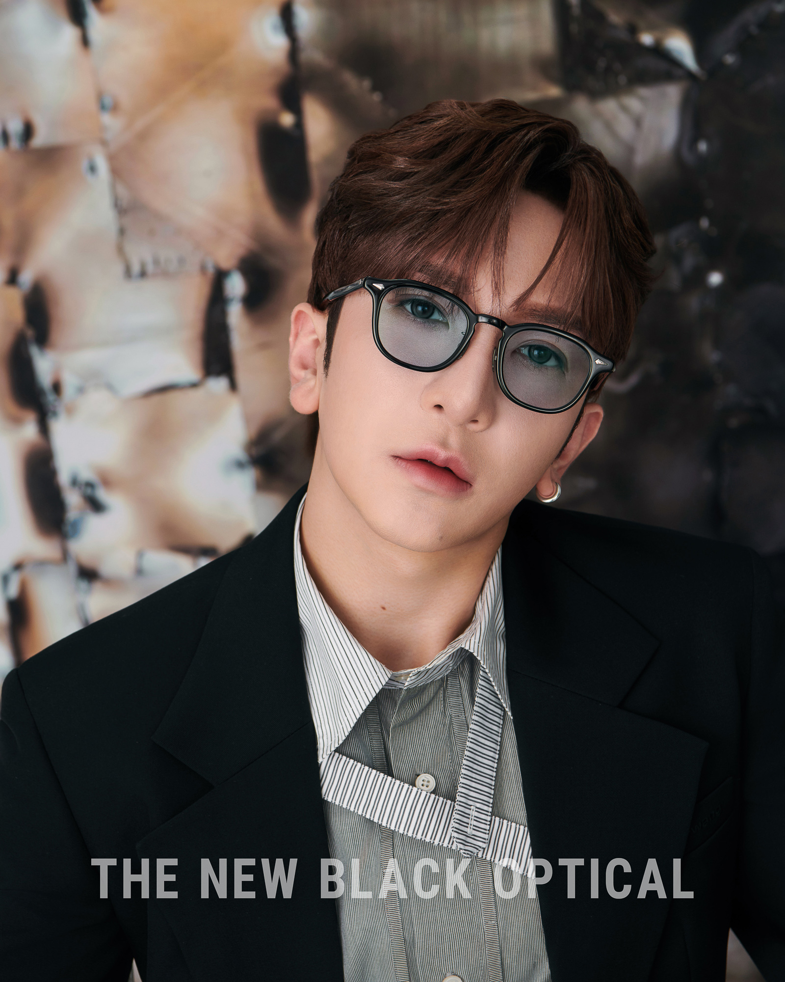 The New Black Optical x 木下裕基作 NB00 (46/49) BK W/ Blue Lens