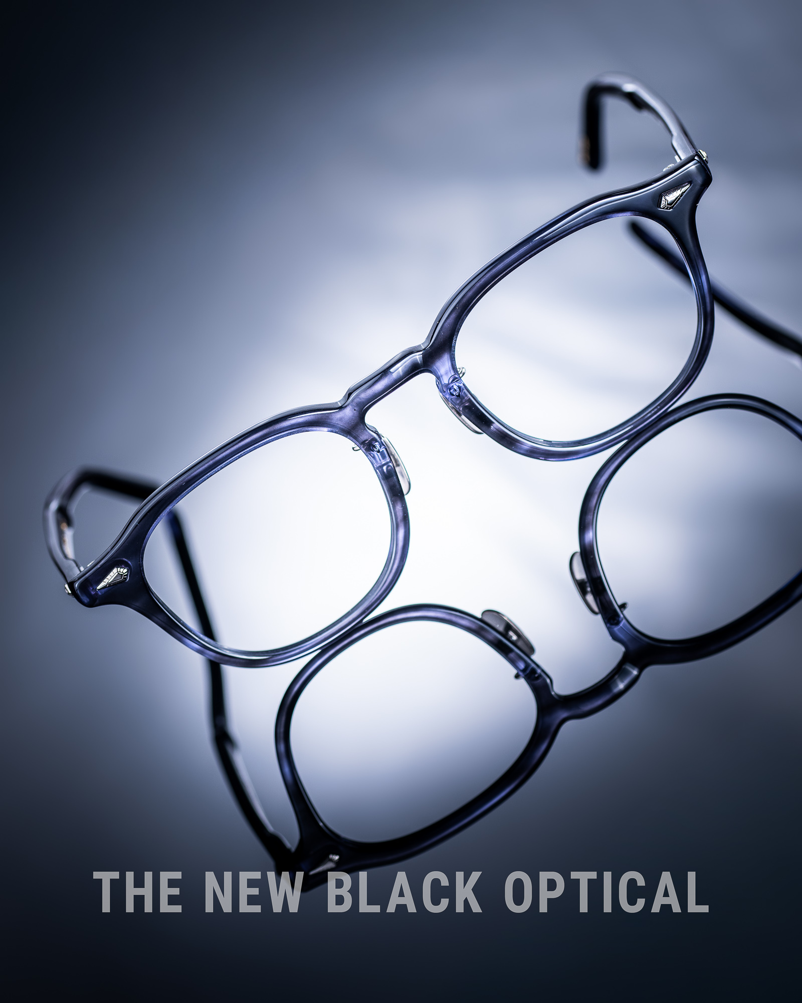 The New Black Optical x 木下裕基作 NB00 (46/49) Grey Sasa