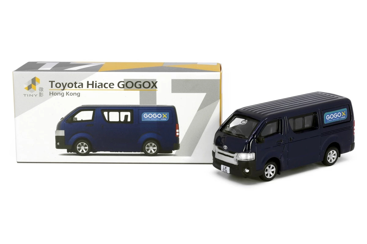 Tiny 城市 17 合金車仔 - 豐田 Hiace GOGOX (金屬藍)